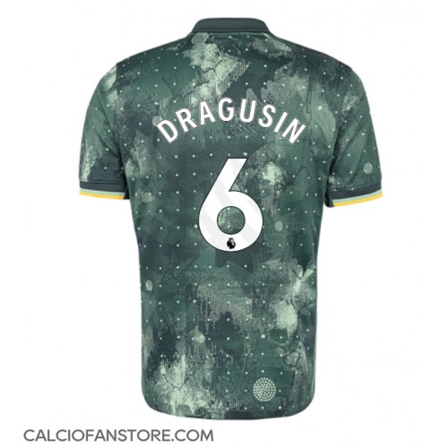 Maglia Calcio Tottenham Hotspur Radu Dragusin #6 Terza Divisa 2024-25 Manica Corta